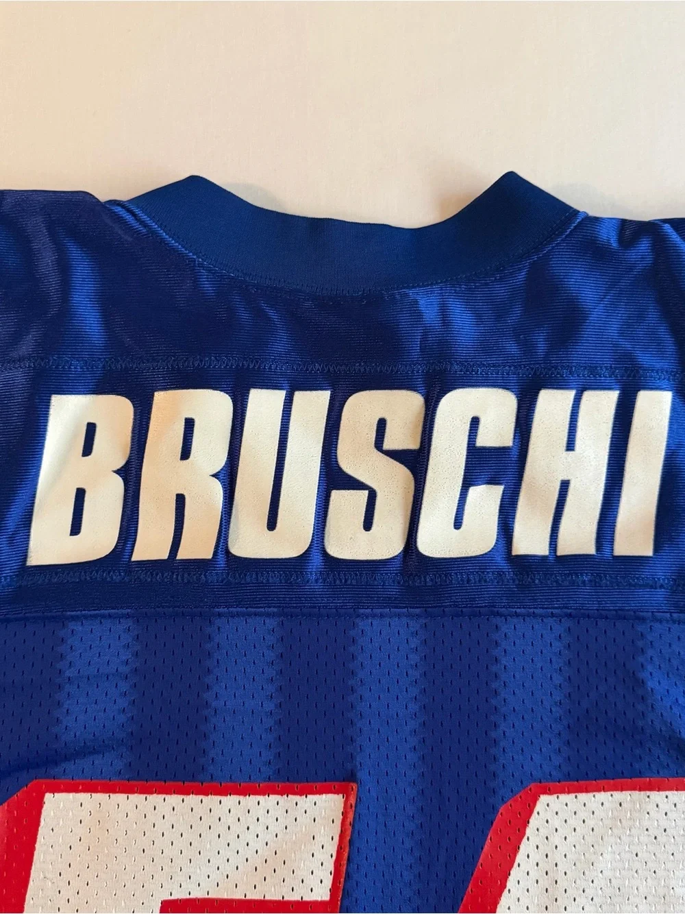 Adidas Team New England Patriots Tedy Bruschi Jersey Men L Mesh Vintage NFL #54